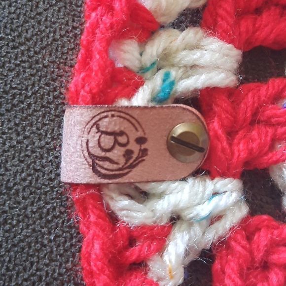 NEW Newfoundland Handmade crocheted throw hexagon colorful - Picture 4 of 4